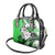 Polynesian Valentine Shoulder Handbag Couple Floral Unique Green Version LT01 - Polynesian Pride