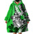 Polynesian Valentine Wearable Blanket Hoodie Couple Floral Unique Green Version LT01 - Polynesian Pride