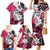 Polynesian Valentine Family Matching Mermaid Dress and Hawaiian Shirt Couple Floral Unique Pink Version LT01 - Polynesian Pride