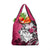 Polynesian Valentine Grocery Bag Couple Floral Unique Pink Version