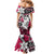 Polynesian Valentine Mermaid Dress Couple Floral Unique Pink Version LT01 - Polynesian Pride