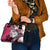 Polynesian Valentine Shoulder Handbag Couple Floral Unique Pink Version LT01 - Polynesian Pride