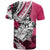 Polynesian Valentine T Shirt Couple Floral Unique Pink Version LT01 - Polynesian Pride