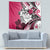 Polynesian Valentine Tapestry Couple Floral Unique Pink Version LT01 - Polynesian Pride