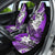 Polynesian Valentine Car Seat Cover Couple Floral Unique Purple Version LT01 - Polynesian Pride