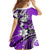 Polynesian Valentine Family Matching Off Shoulder Maxi Dress and Hawaiian Shirt Couple Floral Unique Purple Version LT01 - Polynesian Pride