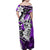 Polynesian Valentine Family Matching Off Shoulder Maxi Dress and Hawaiian Shirt Couple Floral Unique Purple Version LT01 - Polynesian Pride