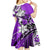 Polynesian Valentine Kid Short Sleeve Dress Couple Floral Unique Purple Version LT01 - Polynesian Pride