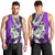 Polynesian Valentine Men Tank Top Couple Floral Unique Purple Version LT01 - Polynesian Pride