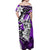 Polynesian Valentine Off Shoulder Maxi Dress Couple Floral Unique Purple Version LT01 - Polynesian Pride