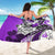 Polynesian Valentine Sarong Couple Floral Unique Purple Version LT01 - Polynesian Pride