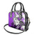 Polynesian Valentine Shoulder Handbag Couple Floral Unique Purple Version LT01 - Polynesian Pride