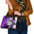 Polynesian Valentine Shoulder Handbag Couple Floral Unique Purple Version LT01 - Polynesian Pride