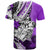 Polynesian Valentine T Shirt Couple Floral Unique Purple Version LT01 - Polynesian Pride