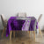 Polynesian Valentine Tablecloth Couple Floral Unique Purple Version LT01 - Polynesian Pride