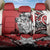 Polynesian Valentine Back Car Seat Cover Couple Floral Unique Red Version LT01 One Size Red - Polynesian Pride