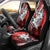 Polynesian Valentine Car Seat Cover Couple Floral Unique Red Version LT01 - Polynesian Pride