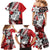 Polynesian Valentine Family Matching Mermaid Dress and Hawaiian Shirt Couple Floral Unique Red Version LT01 - Polynesian Pride