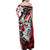 Polynesian Valentine Family Matching Off Shoulder Maxi Dress and Hawaiian Shirt Couple Floral Unique Red Version LT01 - Polynesian Pride