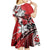 Polynesian Valentine Kid Short Sleeve Dress Couple Floral Unique Red Version LT01 - Polynesian Pride