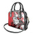 Polynesian Valentine Shoulder Handbag Couple Floral Unique Red Version LT01 - Polynesian Pride