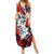 Polynesian Valentine Summer Maxi Dress Couple Floral Unique Red Version LT01 Women Red - Polynesian Pride