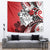 Polynesian Valentine Tapestry Couple Floral Unique Red Version LT01 - Polynesian Pride