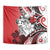 Polynesian Valentine Tapestry Couple Floral Unique Red Version LT01 - Polynesian Pride