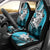 Polynesian Valentine Car Seat Cover Couple Floral Unique Sky Blue Version LT01 - Polynesian Pride