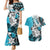 Polynesian Valentine Couples Matching Mermaid Dress and Hawaiian Shirt Couple Floral Unique Sky Blue Version LT01 Sky - Polynesian Pride