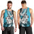 Polynesian Valentine Men Tank Top Couple Floral Unique Sky Blue Version LT01 - Polynesian Pride