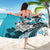 Polynesian Valentine Sarong Couple Floral Unique Sky Blue Version LT01 - Polynesian Pride