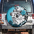 Polynesian Valentine Spare Tire Cover Couple Floral Unique Sky Blue Version LT01 - Polynesian Pride