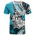 Polynesian Valentine T Shirt Couple Floral Unique Sky Blue Version LT01 Sky - Polynesian Pride