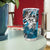 Polynesian Valentine Tumbler Cup Couple Floral Unique Sky Blue Version