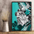 Polynesian Valentine Canvas Wall Art Couple Floral Unique Turquoise Version LT01 - Polynesian Pride