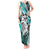 Polynesian Valentine Tank Maxi Dress Couple Floral Unique Turquoise Version LT01 Women Turquoise - Polynesian Pride