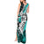 Polynesian Valentine Tank Maxi Dress Couple Floral Unique Turquoise Version LT01 - Polynesian Pride