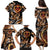 Personalised Polynesian Fiery Heart Family Matching Puletasi and Hawaiian Shirt Passionate Love