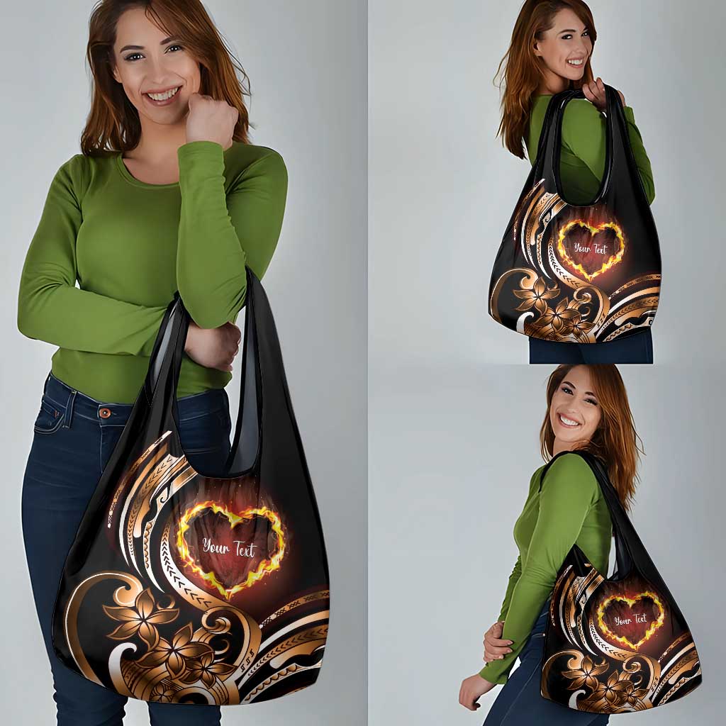 Polynesian Fiery Heart Grocery Bag Passionate Love LT01 - Polynesian Pride