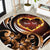 Personalised Polynesian Fiery Heart Round Carpet Passionate Love