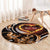 Personalised Polynesian Fiery Heart Round Carpet Passionate Love