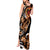 Personalised Polynesian Fiery Heart Tank Maxi Dress Passionate Love