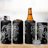 Polynesian Mermaid Plumeria Tribal Tattoo 4 in 1 Can Cooler Tumbler LT01 - Polynesian Pride