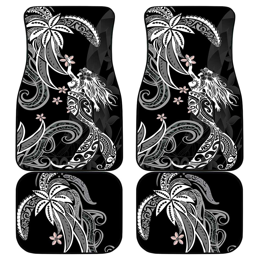 Polynesian Mermaid Plumeria Tribal Tattoo Car Mats LT01 - Polynesian Pride