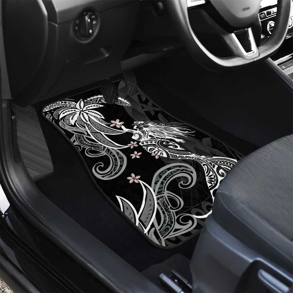 Polynesian Mermaid Plumeria Tribal Tattoo Car Mats LT01 - Polynesian Pride