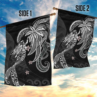 Polynesian Mermaid Plumeria Tribal Tattoo Garden Flag LT01 - Polynesian Pride