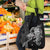 Polynesian Mermaid Plumeria Tribal Tattoo Grocery Bag
