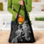 Polynesian Mermaid Plumeria Tribal Tattoo Grocery Bag