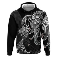 Polynesian Mermaid Plumeria Tribal Tattoo Hoodie